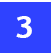 Icon of the number three