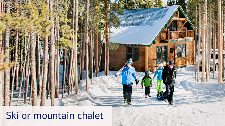 Ski or mountain chalet.