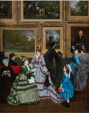 Camille Cabaillot-Lassalle’s, Le Salon de 1874