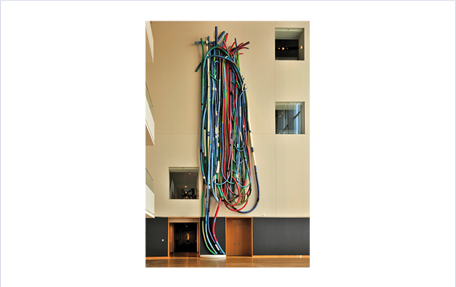 Mega Footprint Near the Hutch (May I Have This Dance?) by Sheila Hicks