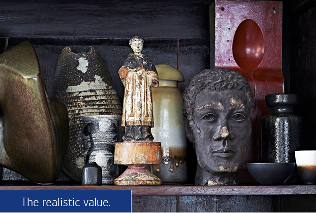 The realistic value.