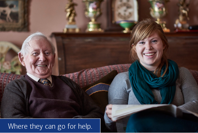 Where they can go for help.